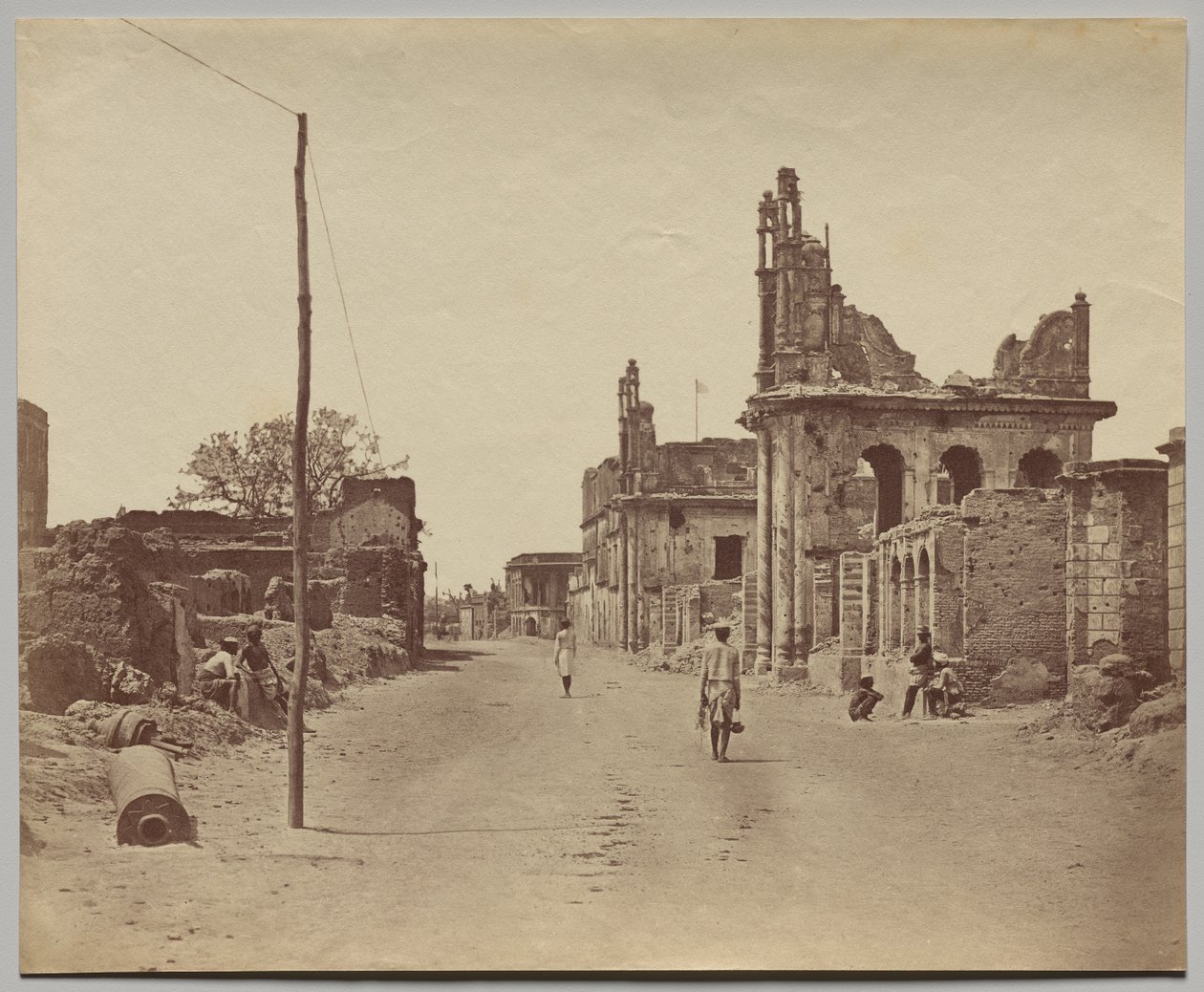 La Strada di Cawnpore a Lucknow da Felice A. Beato
