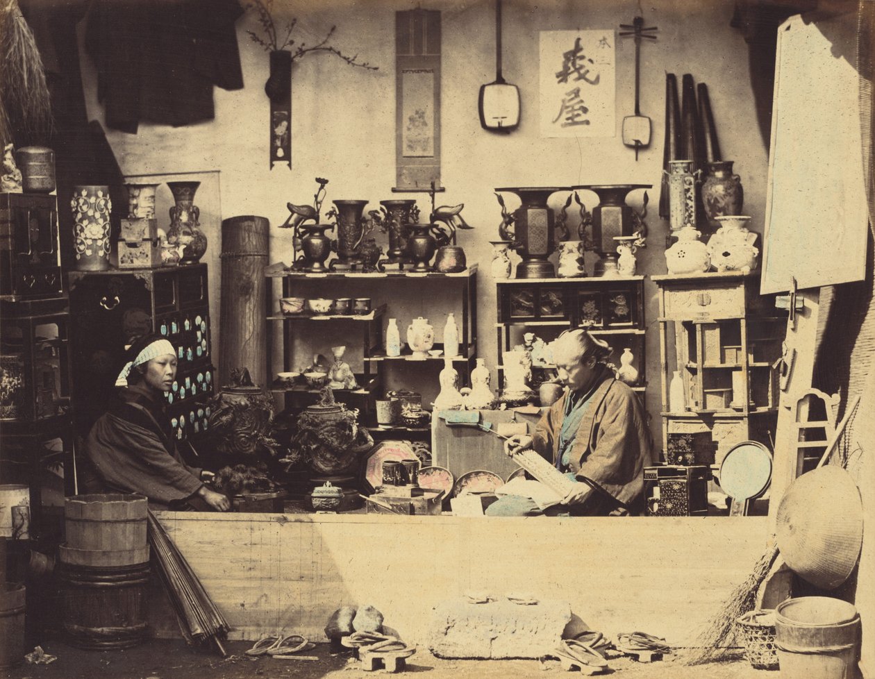 Negozio di curiosità da Felice Beato