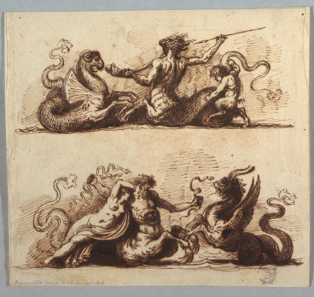 Bythos e Aphros da Felice Giani