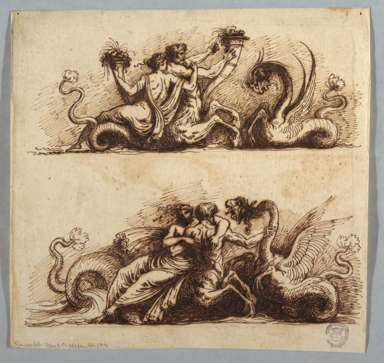 Bythos e Aphros da Felice Giani