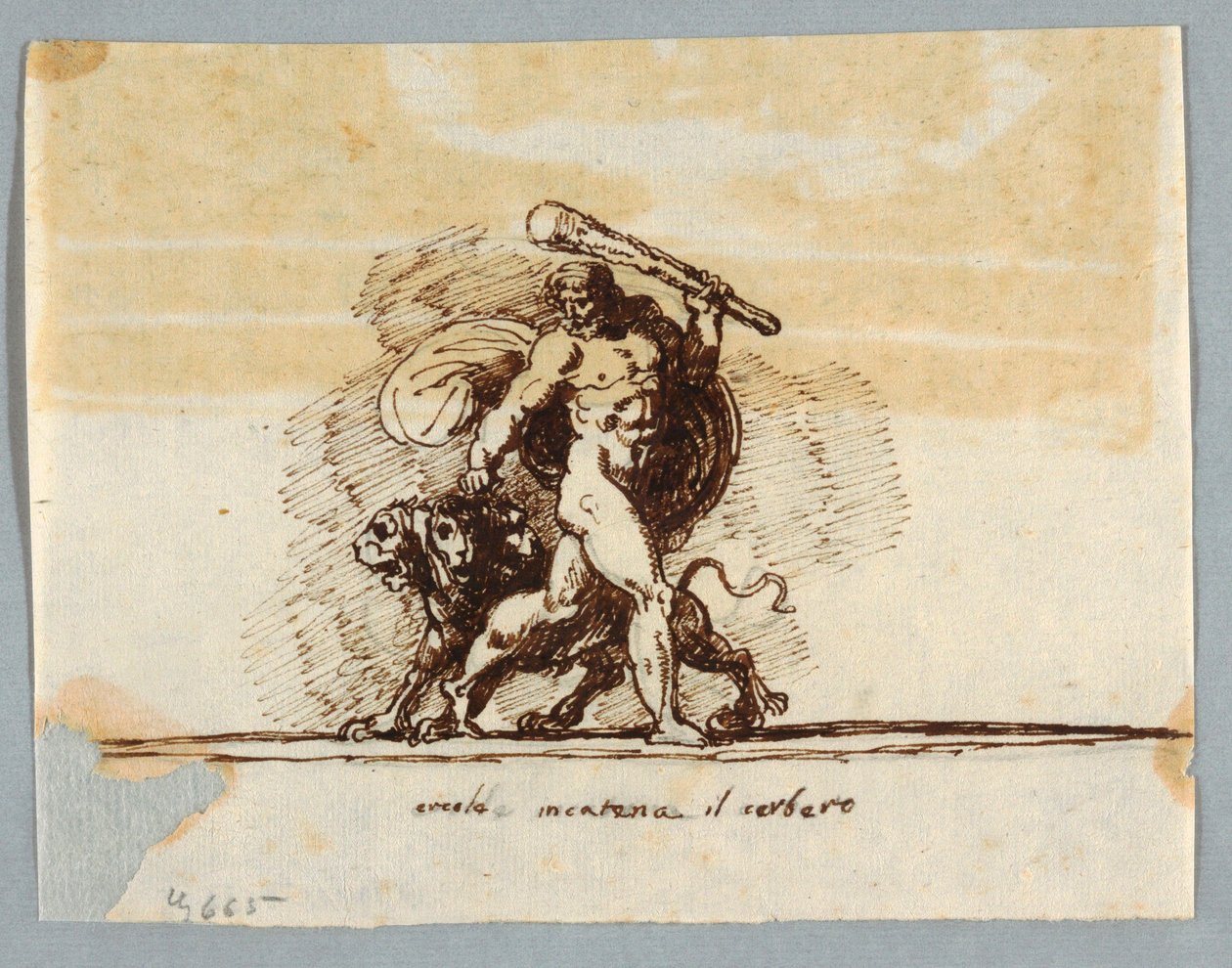 Ercole e Cerbero da Felice Giani