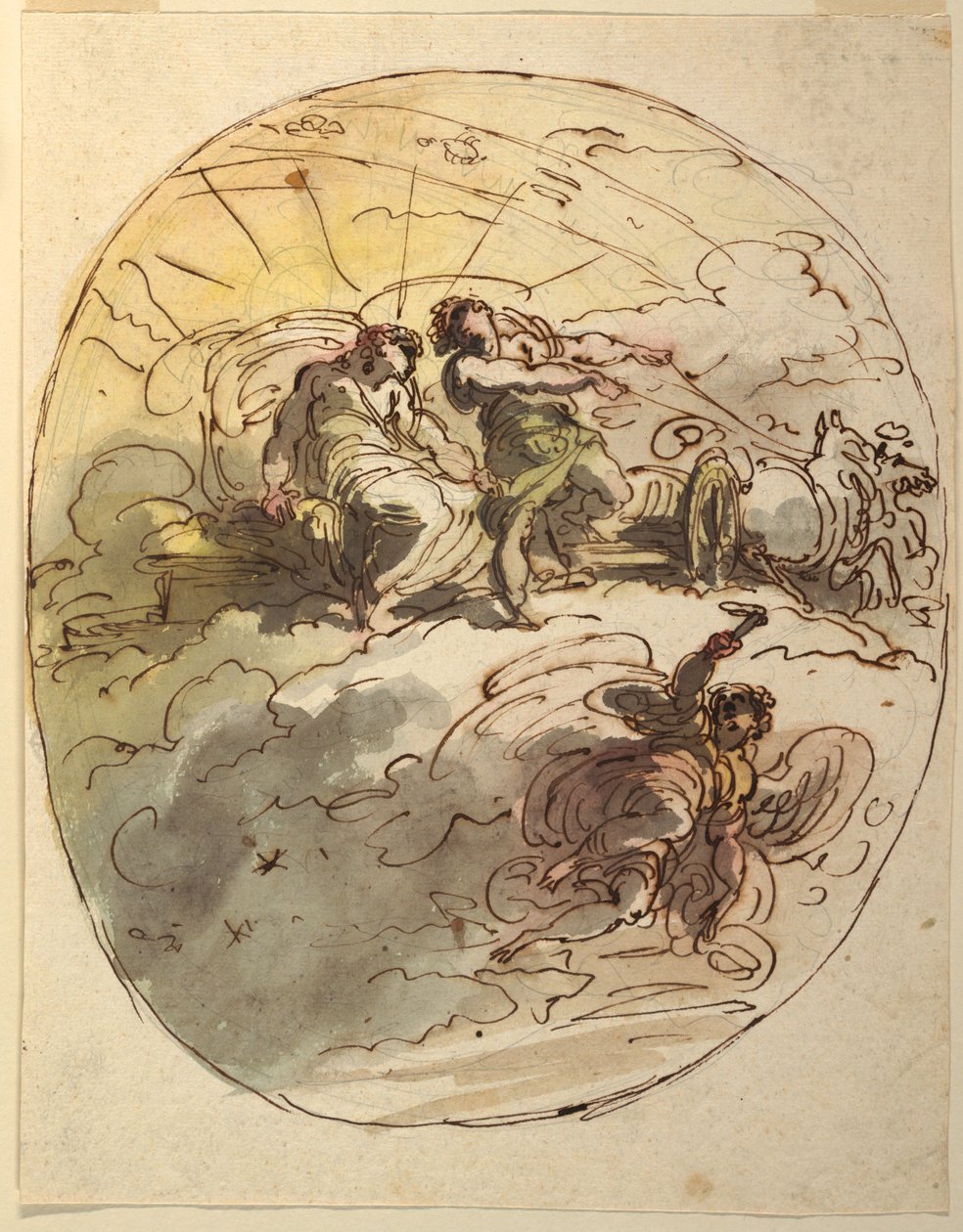 Fetonte saluta Apollo da Felice Giani