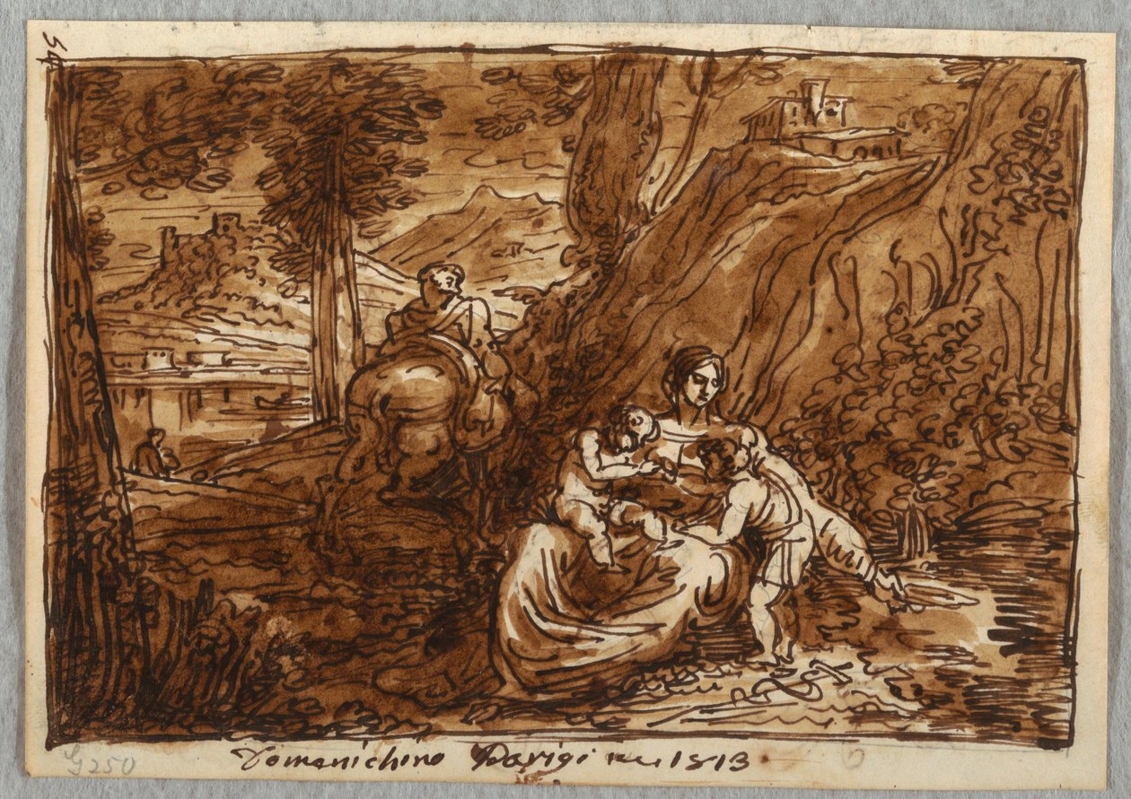 La Fuga in Egitto, Dopo Domenichino da Felice Giani