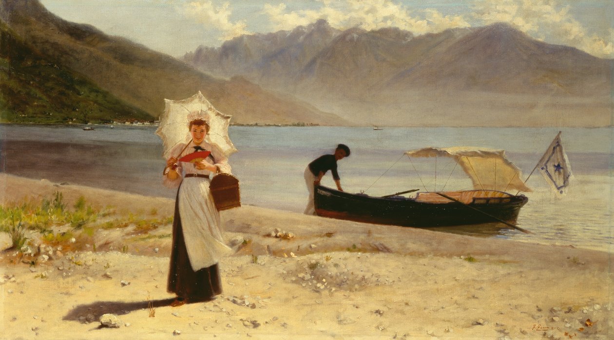 Sbarco sul lago da Felice Zennaro
