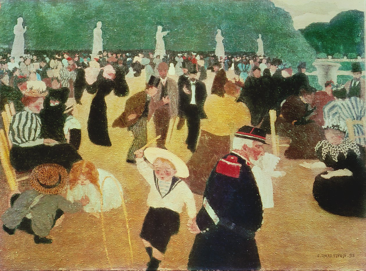 I Giardini del Lussemburgo, 1895 da Felix Edouard Vallotton