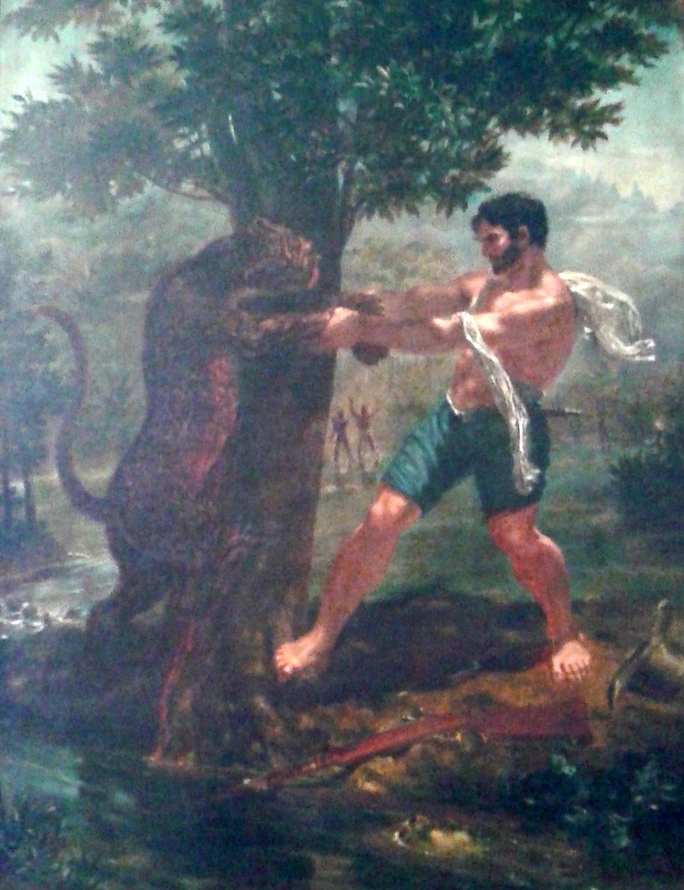 Il cacciatore e il giaguaro da Felix Taunay, Baron of Taunay
