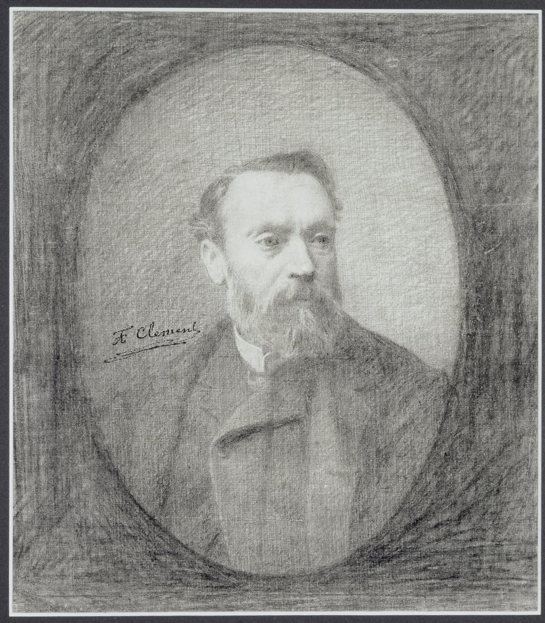 Autoritratto da Felix Auguste Clement