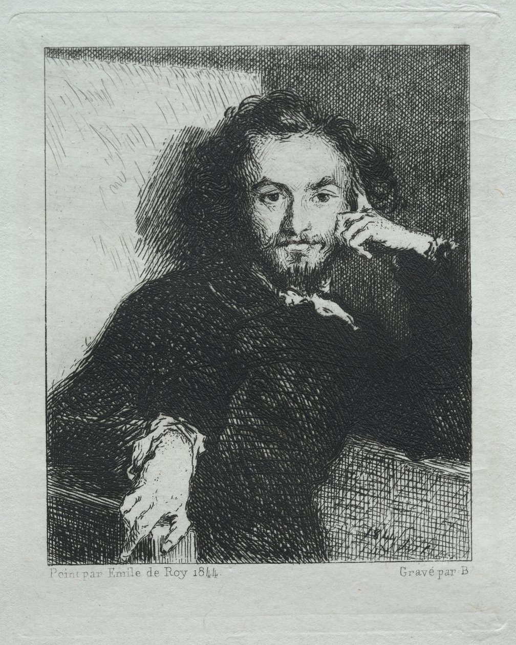 Baudelaire, dopo Emil de Roy da Felix Bracquemond