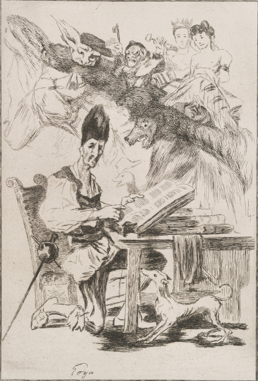 Don Chisciotte da Felix Bracquemond