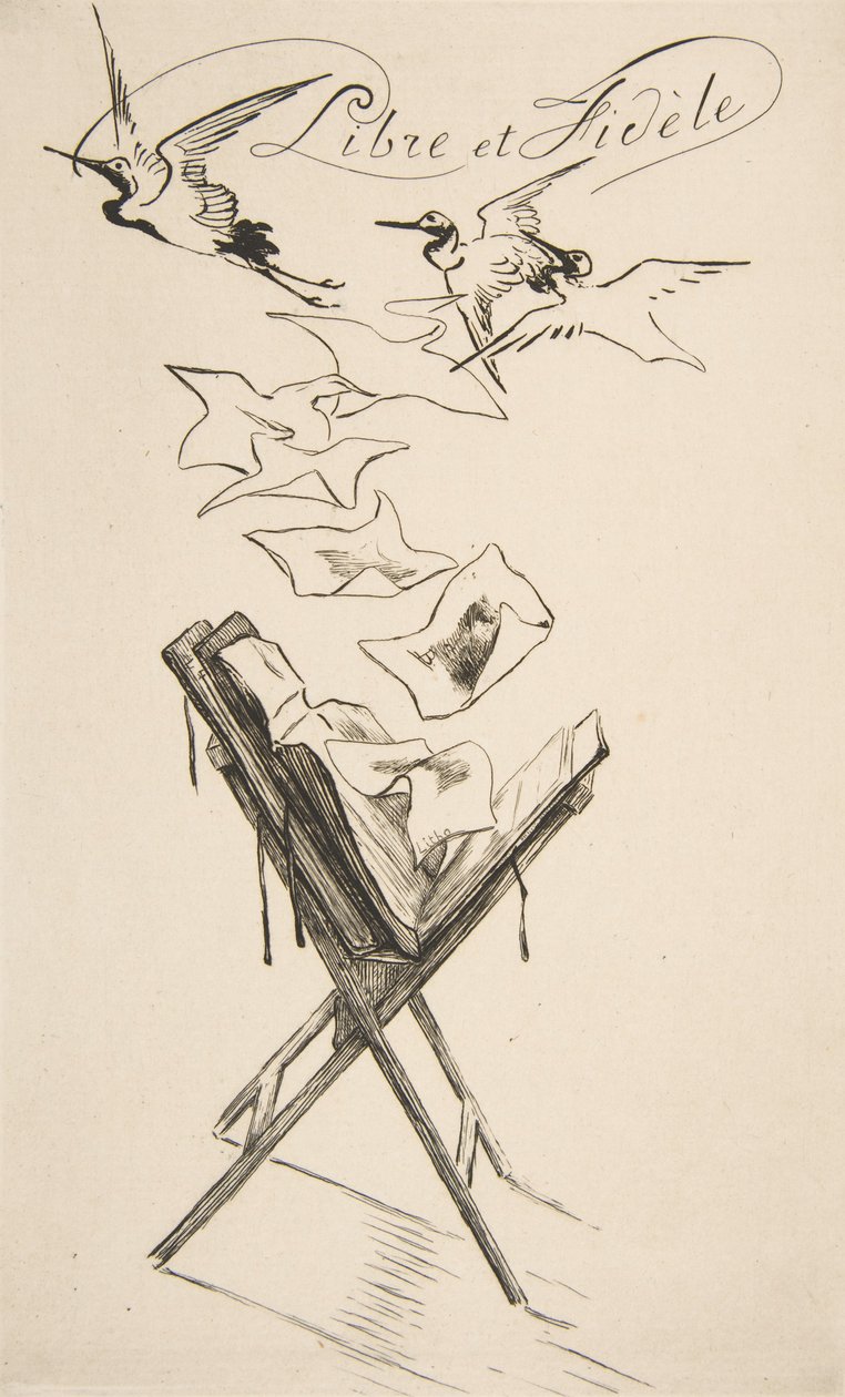 Libre et Fidèle da Felix Bracquemond