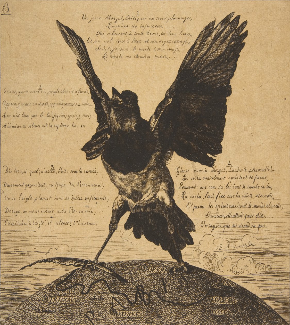 Margot la Critica, 1854 da Felix Bracquemond