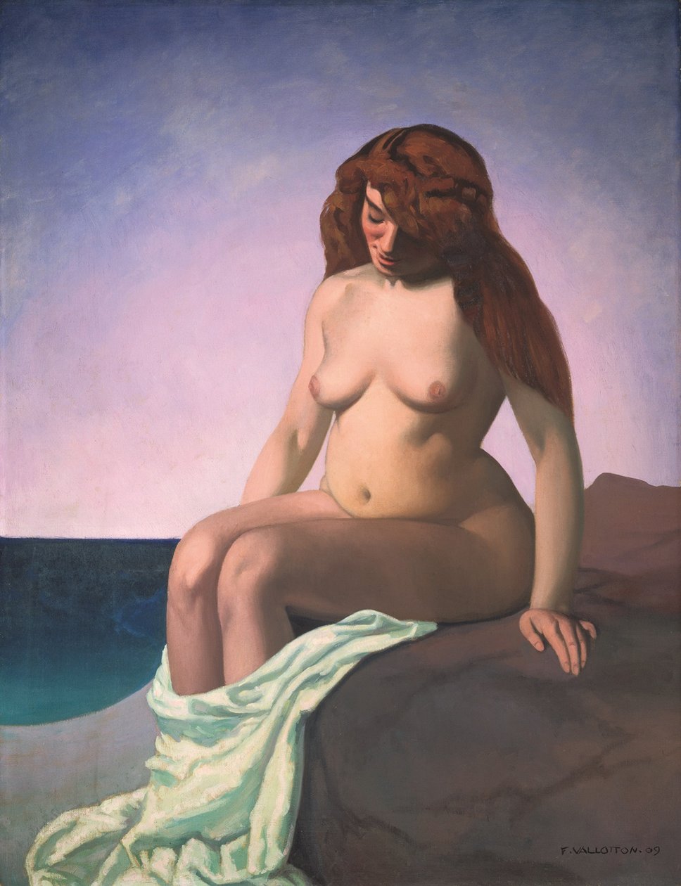 Bagnante sulla roccia, 1909 da Felix Edouard Vallotton