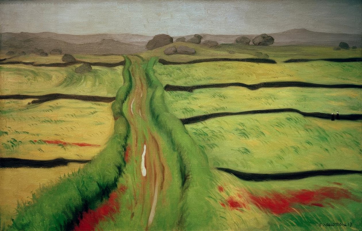 Sentiero nella brughiera da Felix Edouard Vallotton