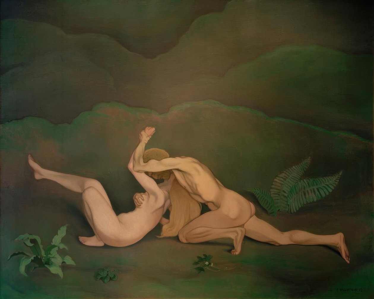 Uomo e donna da Felix Edouard Vallotton