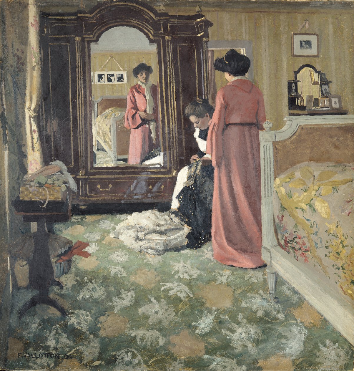 Interno da Felix Edouard Vallotton