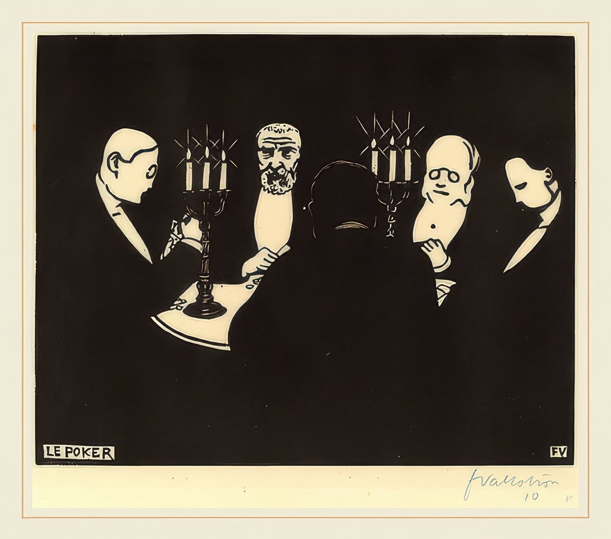 Il Poker da Felix Edouard Vallotton