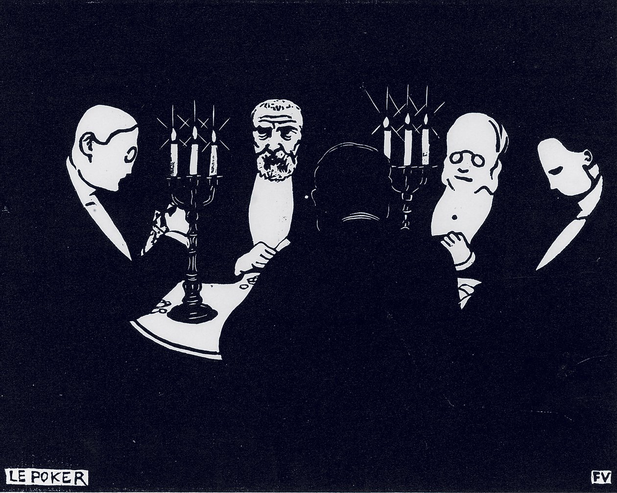 Poker da Felix Edouard Vallotton
