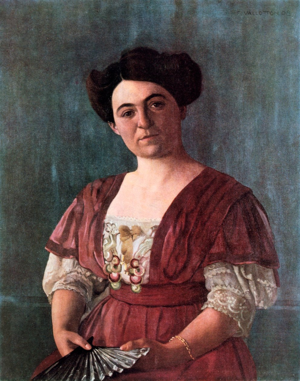 Ritratto di Mme Haasen da Felix Edouard Vallotton