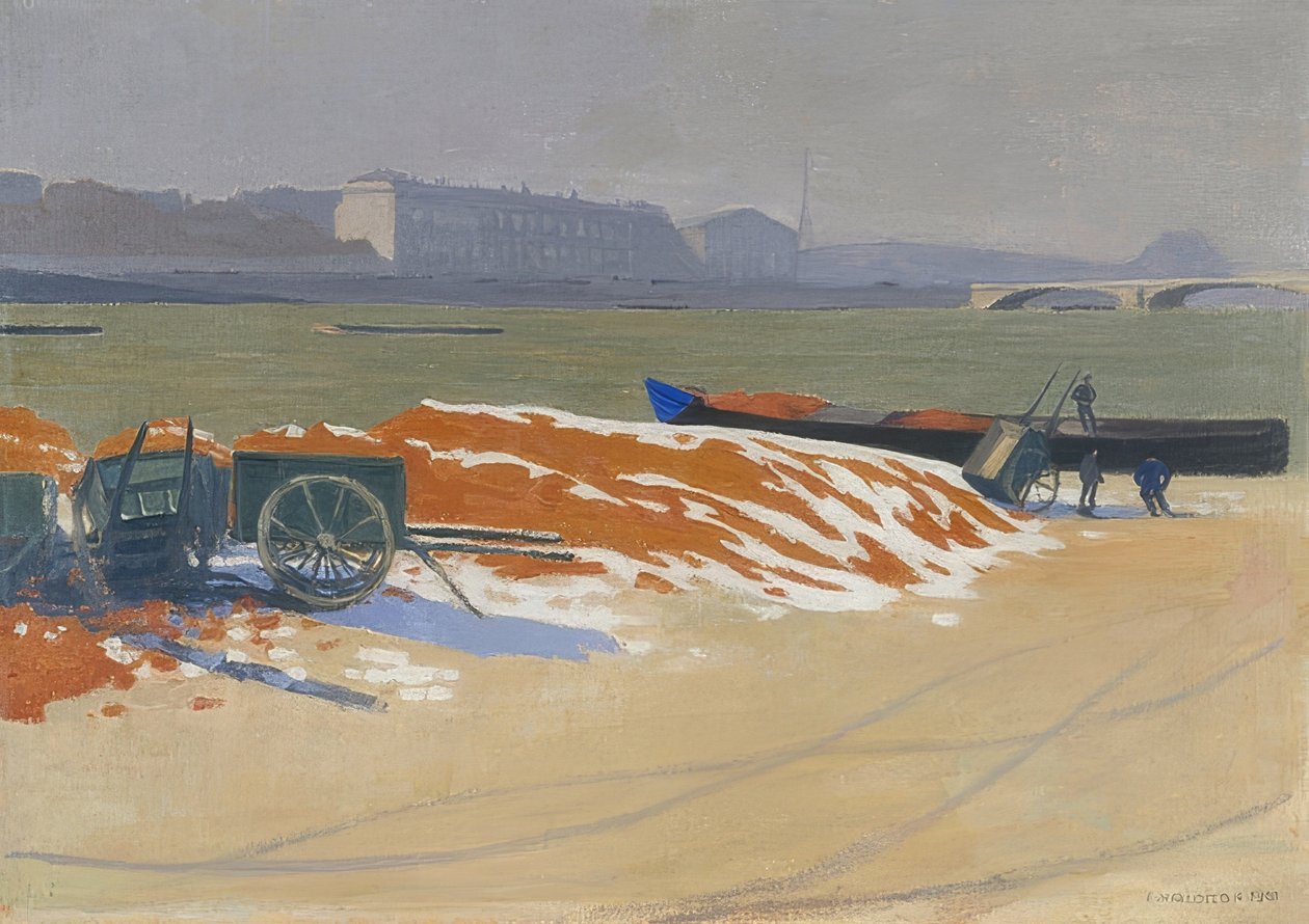 Quai de Seine da Felix Edouard Vallotton