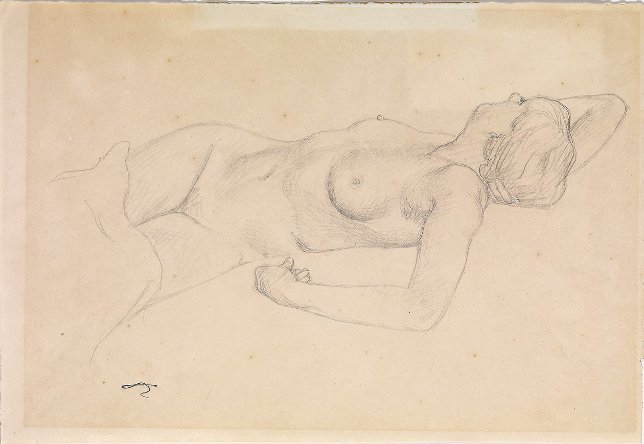 Nudo reclinato da Felix Edouard Vallotton