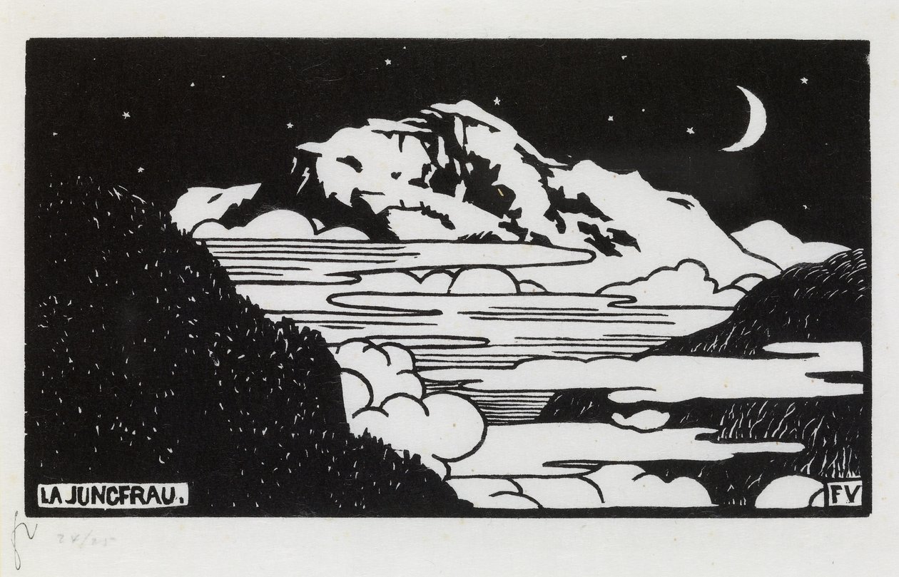 La Jungfrau da Felix Edouard Vallotton