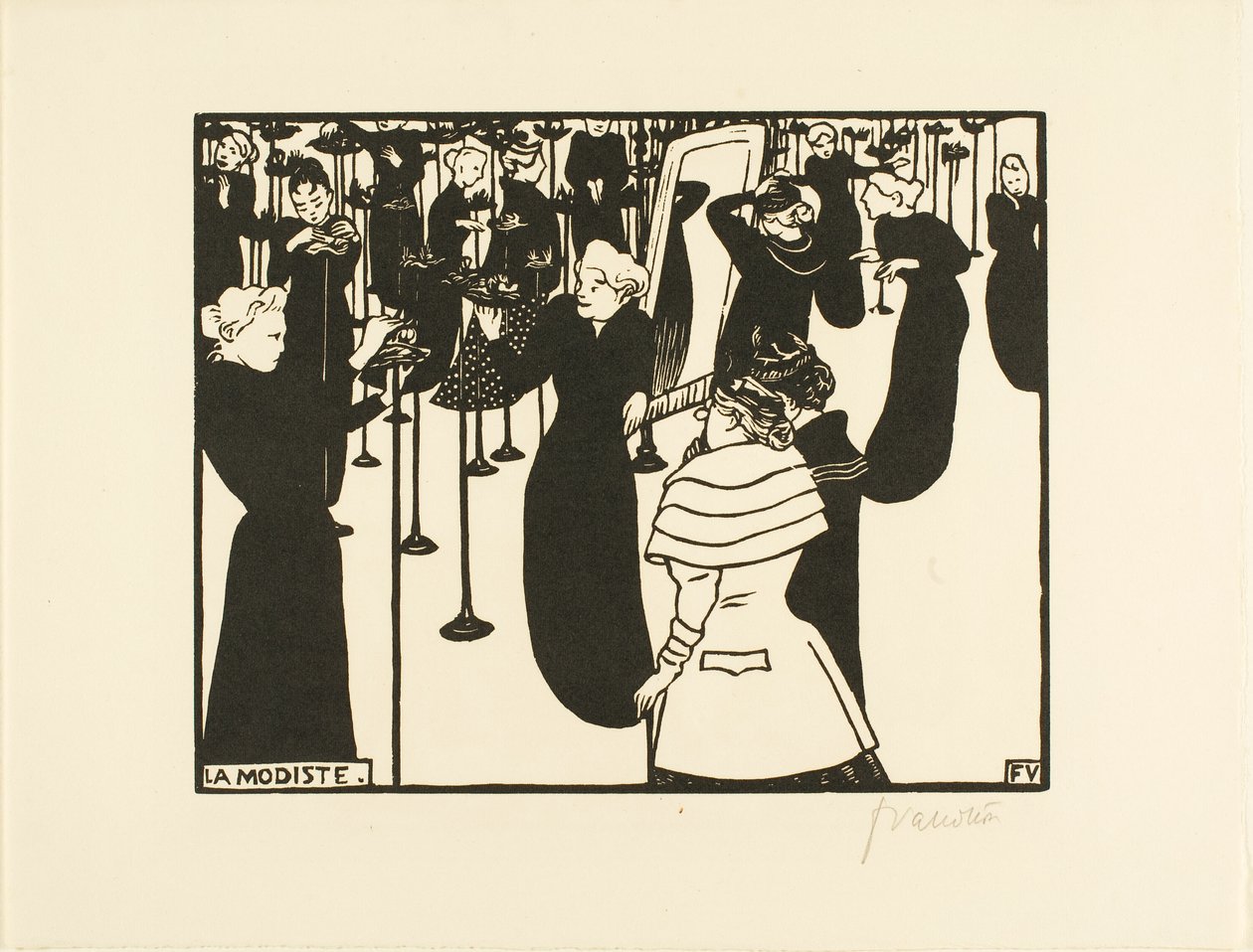 La modista da Felix Edouard Vallotton
