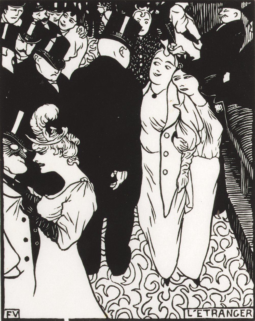 Lo straniero, 1894 da Felix Edouard Vallotton