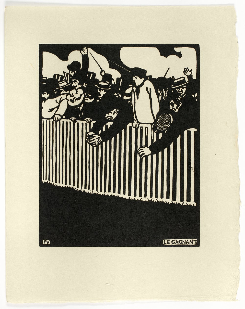 Il vincitore da Felix Edouard Vallotton