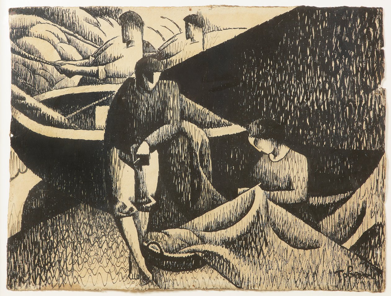 Le Filet, c.1912 da Felix Elie Tobeen