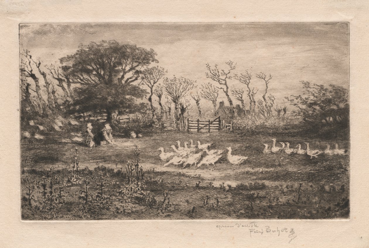 Oche, 1887 da Felix Hilaire Buhot