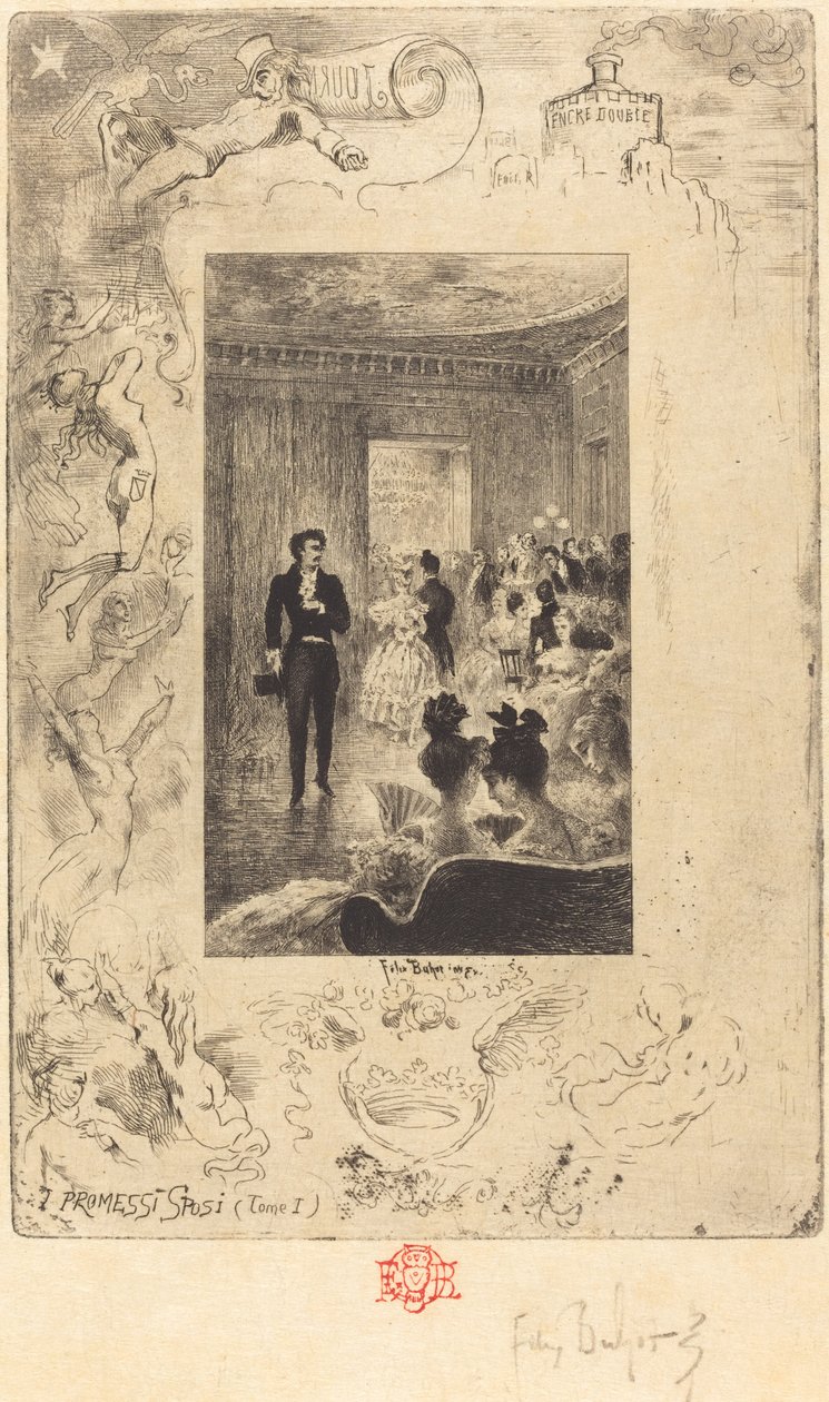 I Promessi Sposi, 1879-1880 da Felix Hilaire Buhot
