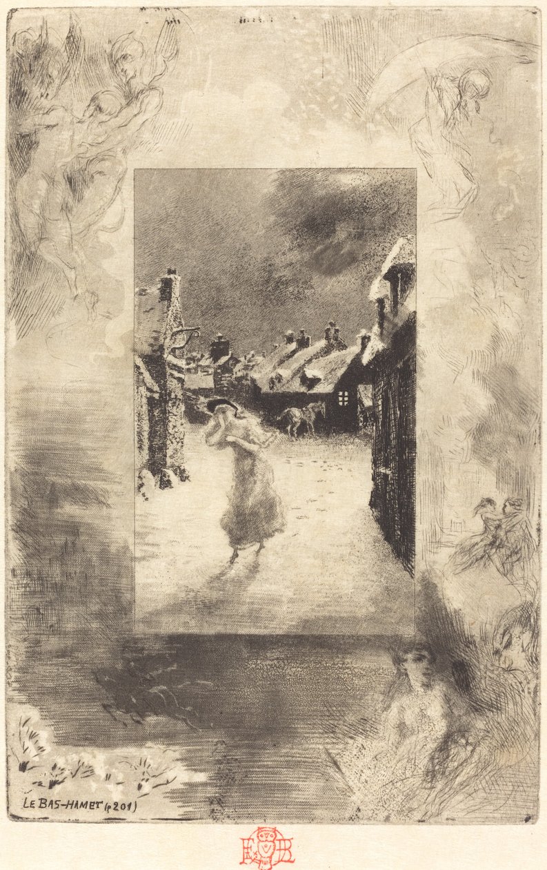 Le Bas-Hamet, 1879-1880 da Felix Hilaire Buhot