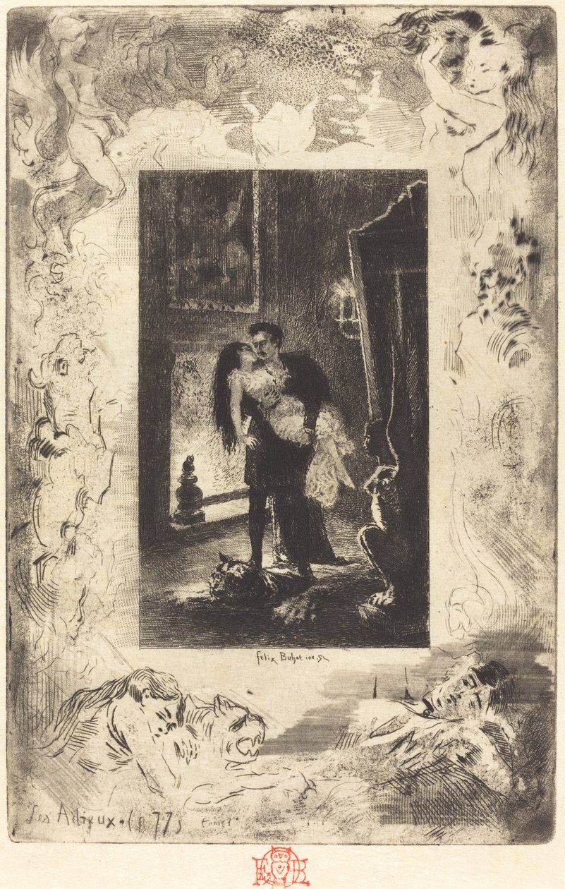 Gli Addii da Felix Hilaire Buhot