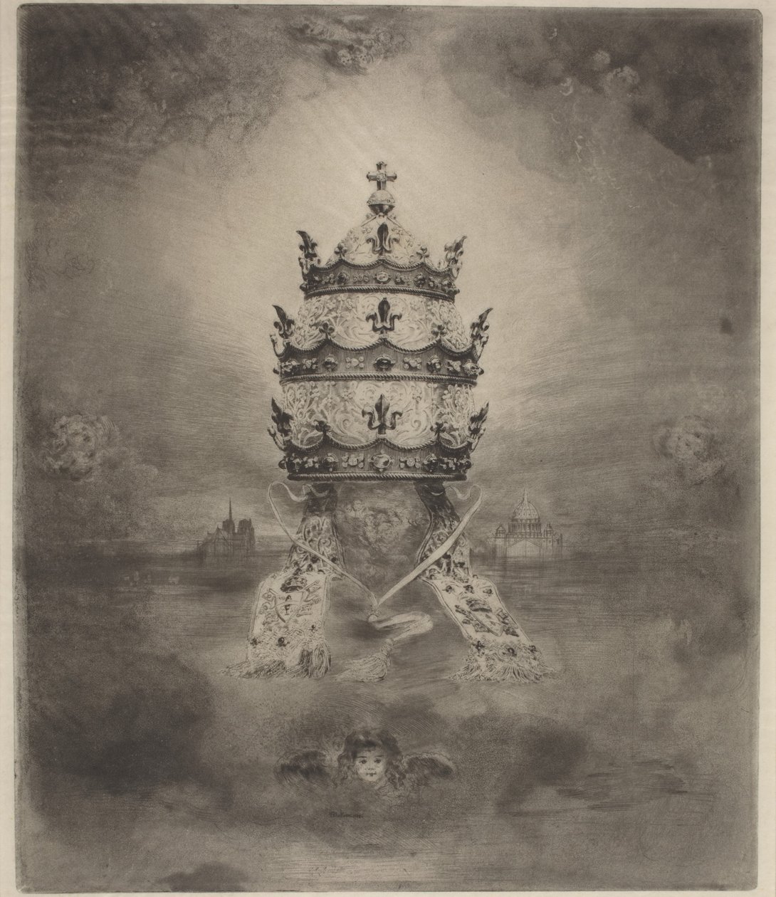 La tiara da Felix Hilaire Buhot