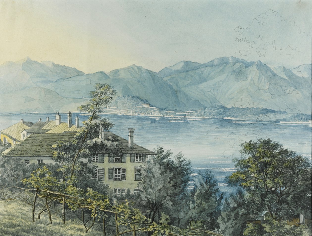Cadenabbia, Lago di Como, 1837 da Felix Mendelssohn Bartholdy