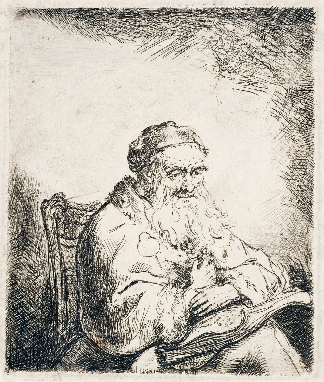 Uomo con trifoglio da Ferdinand Bol