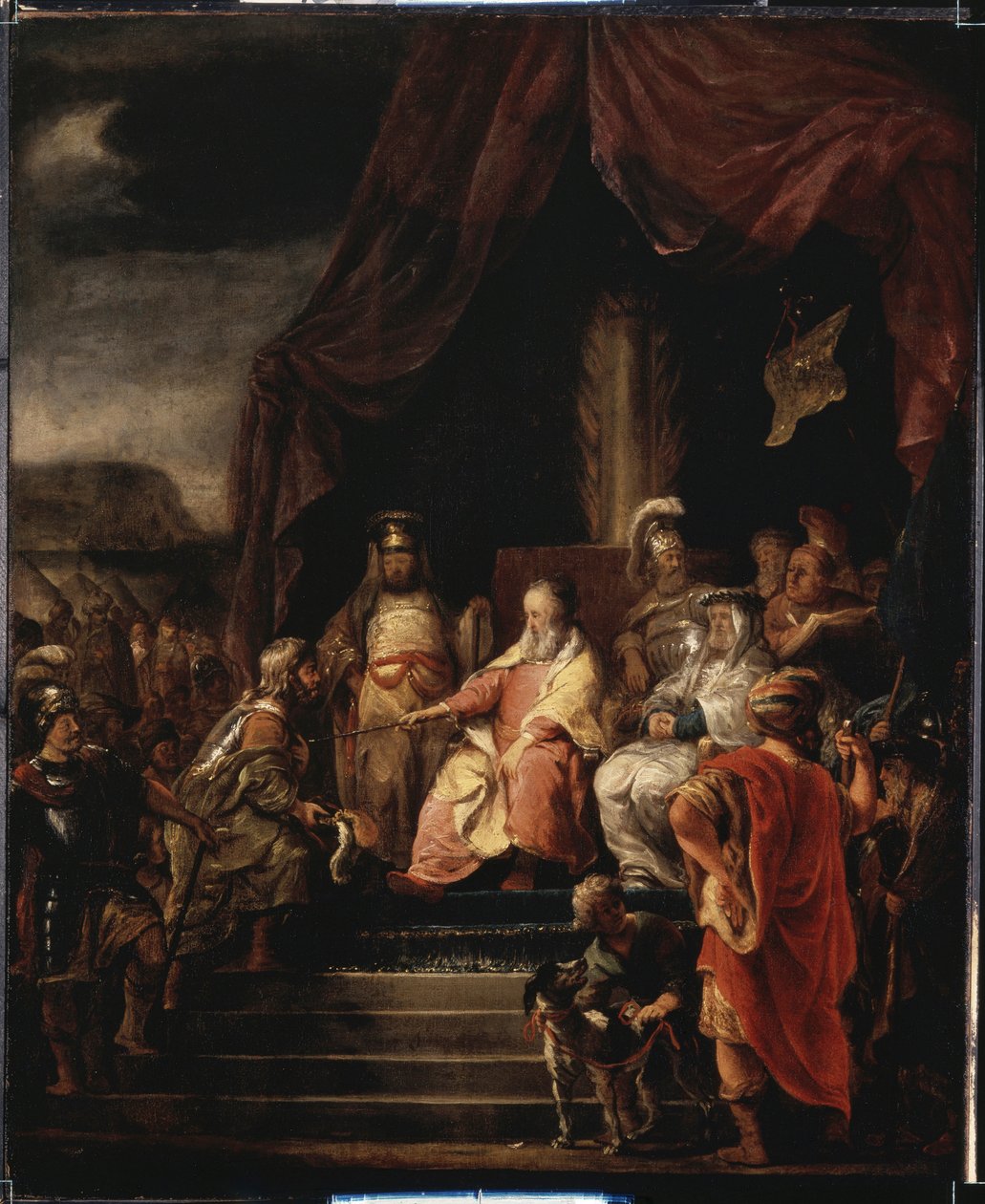 Mosè e Jetro da Ferdinand Bol