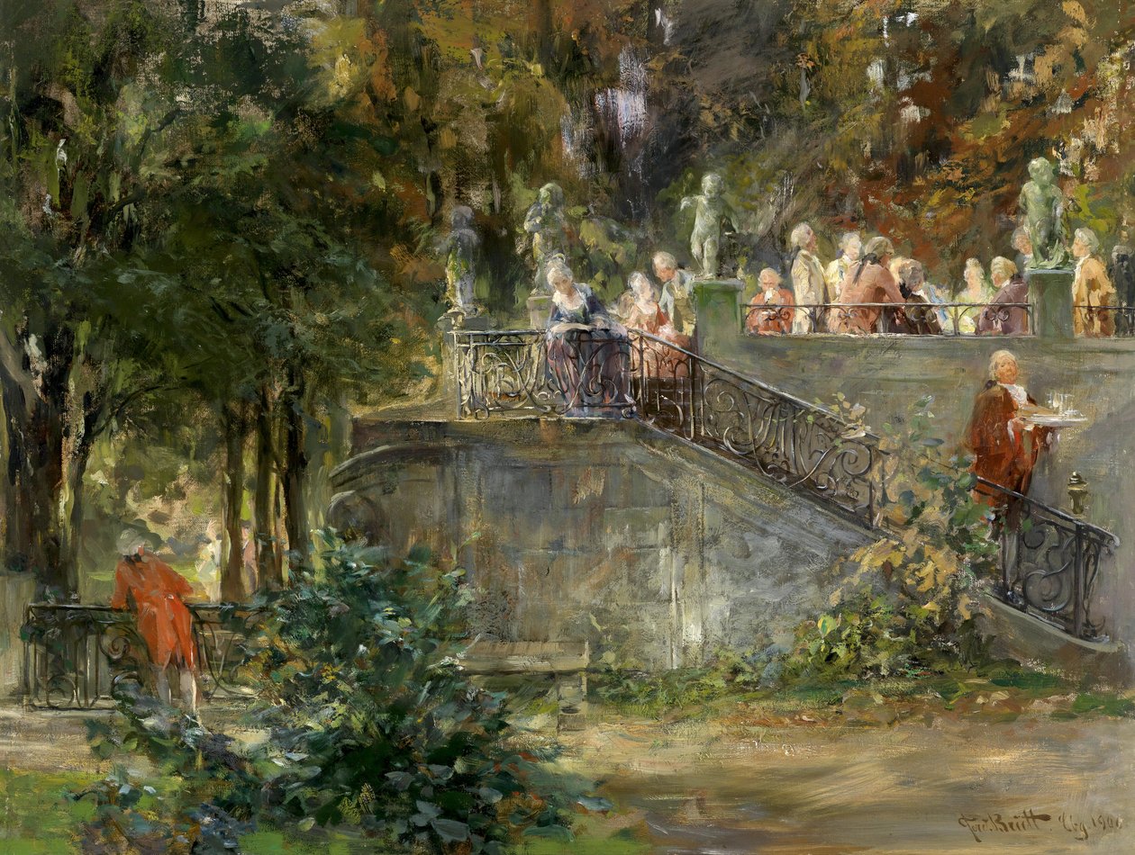 Festa in giardino da Ferdinand Brutt