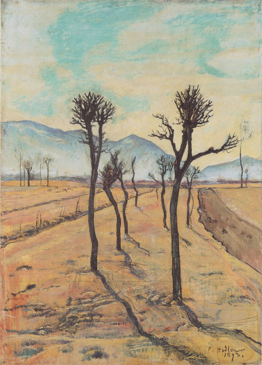 Alberi spogli nel Ticino da Ferdinand Hodler
