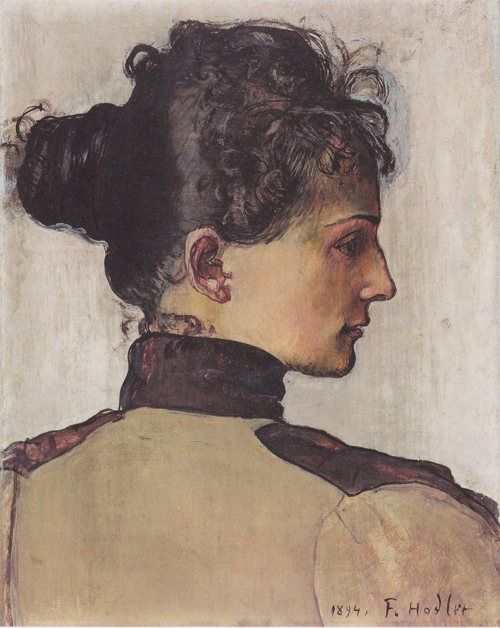 Ritratto di Berthe Jacques da Ferdinand Hodler