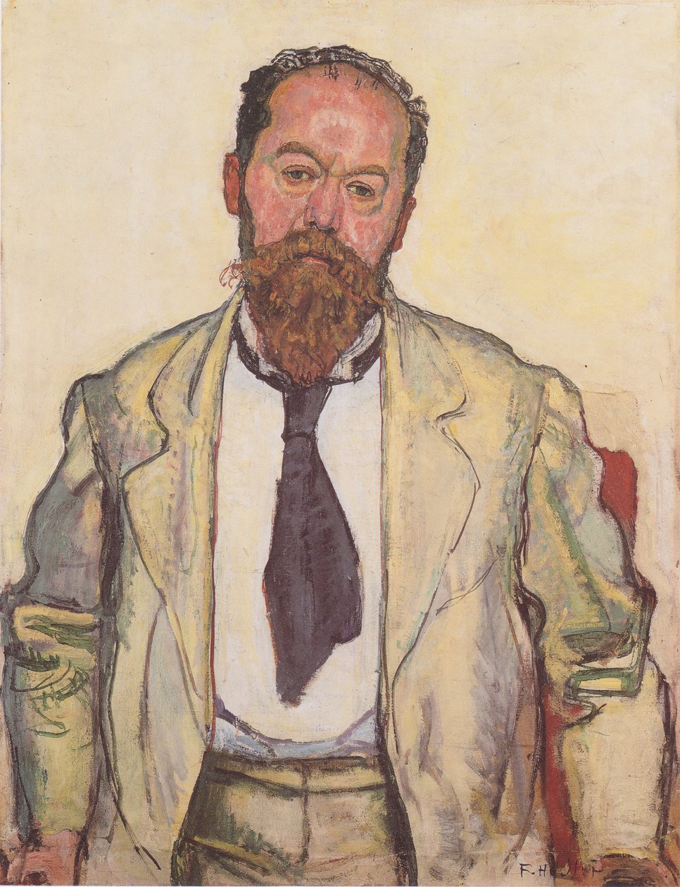 Ritratto di Mathias Morhardt da Ferdinand Hodler