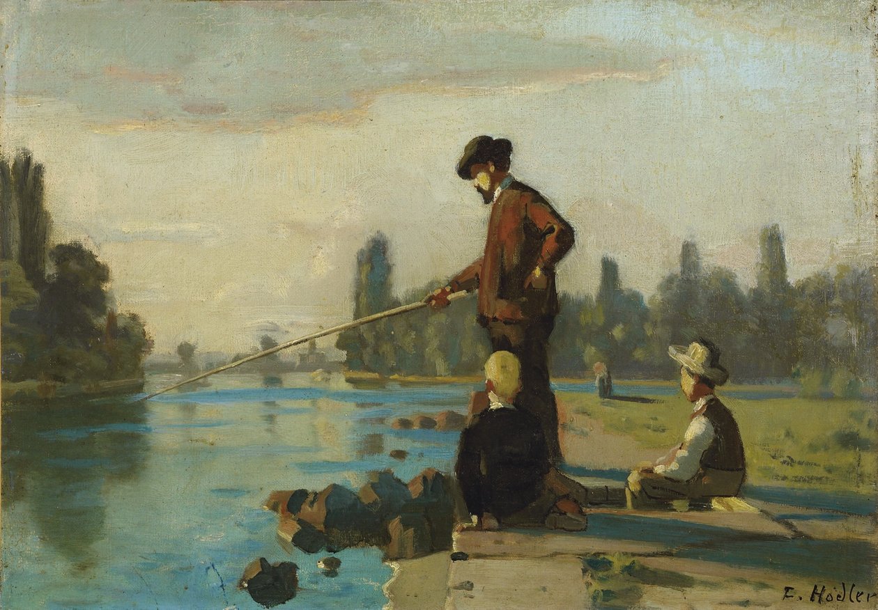 Il pescatore da Ferdinand Hodler