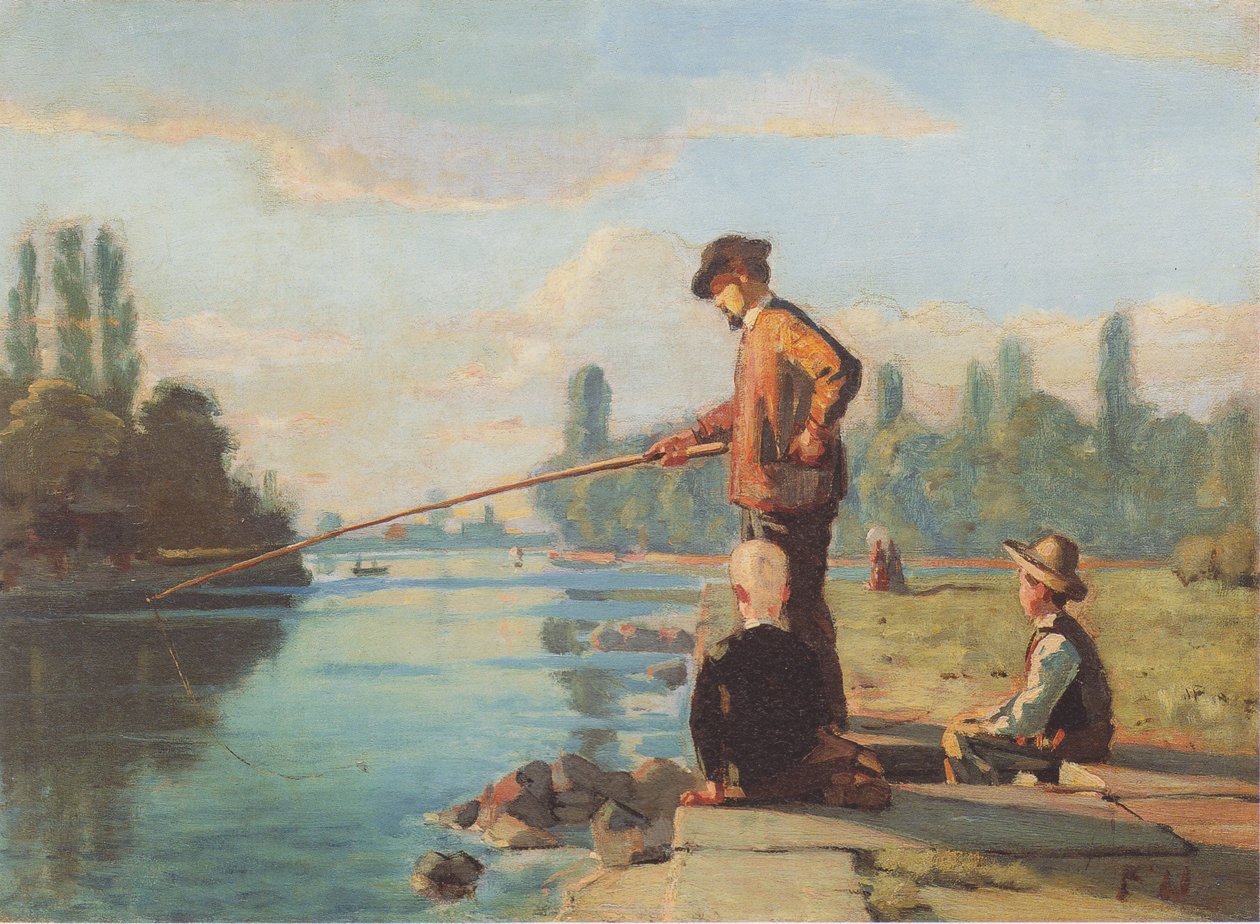 Il pescatore da Ferdinand Hodler