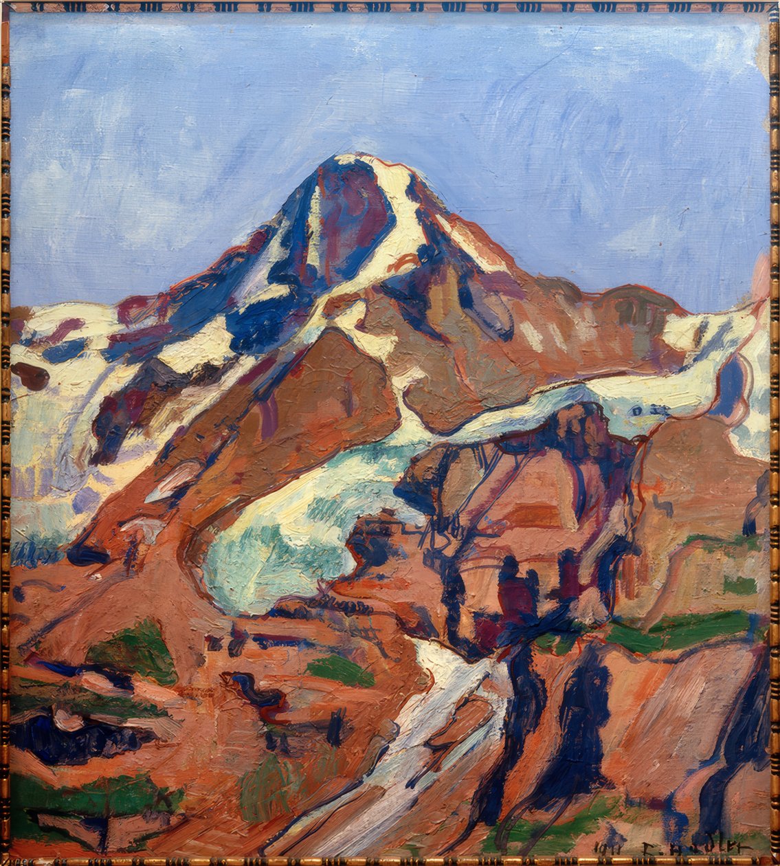 Il monaco, 1911 da Ferdinand Hodler