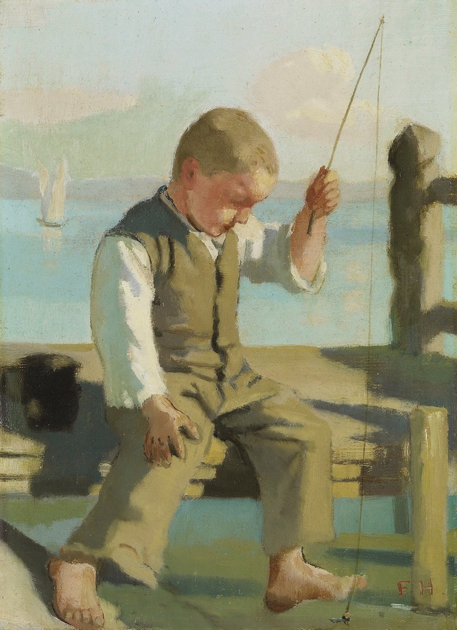 Il piccolo pescatore da Ferdinand Hodler