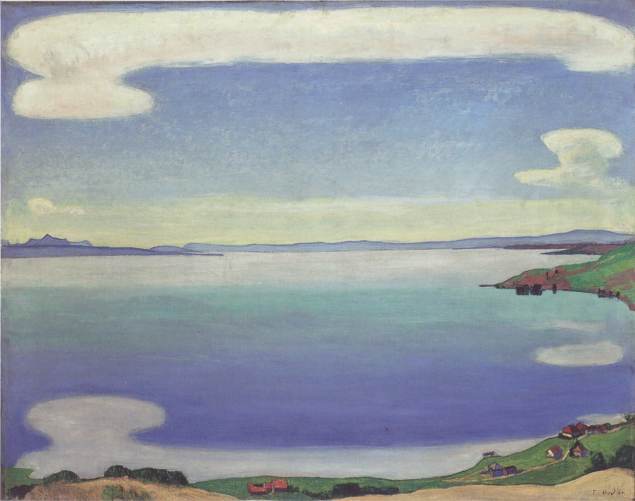 Lago di Ginevra da Chexbres da Ferdinand Hodler
