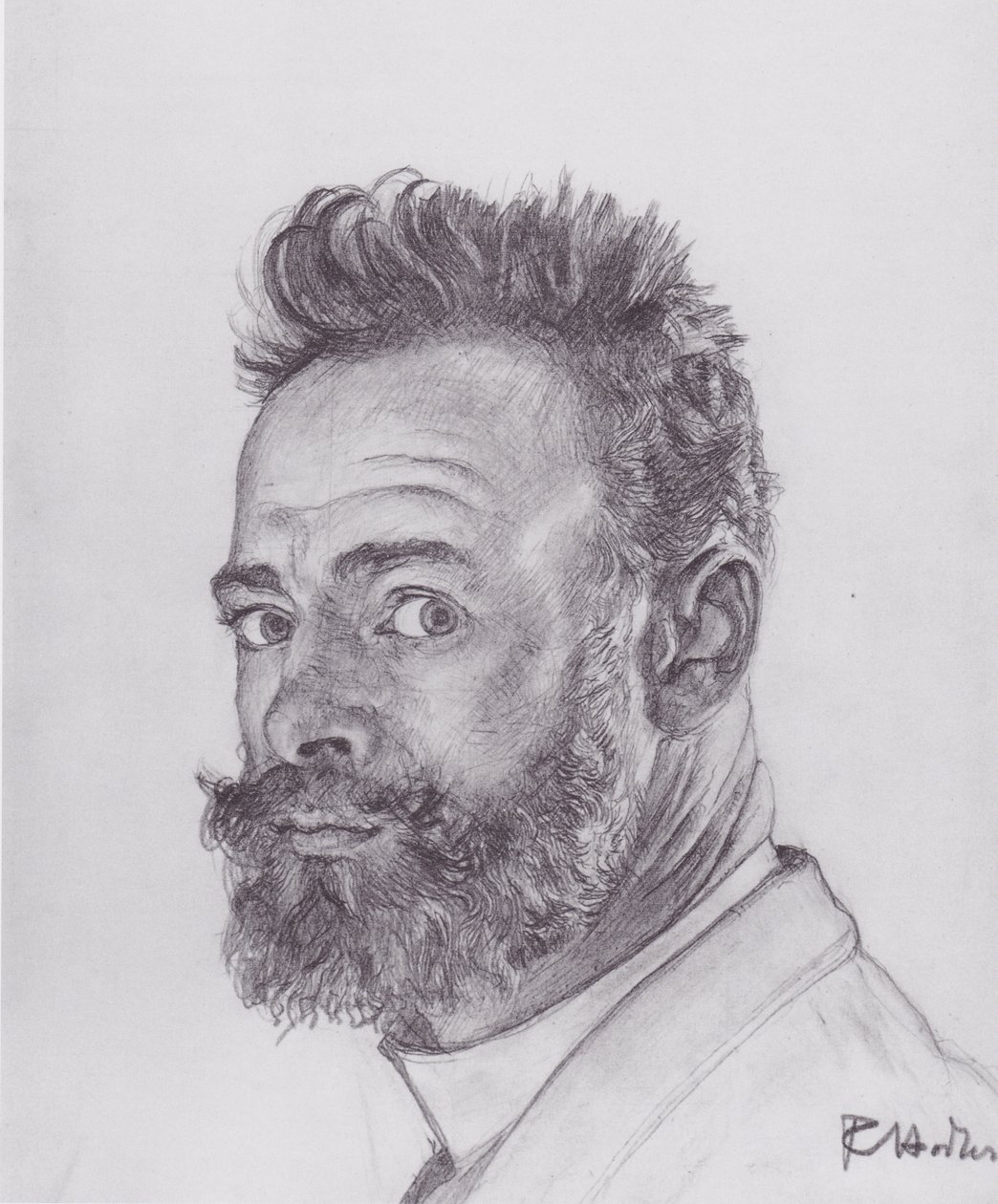Autoritratto parigino da Ferdinand Hodler