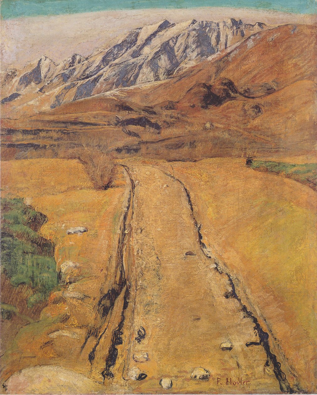 Paesaggio ticinese da Ferdinand Hodler