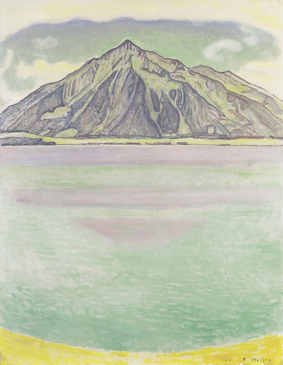 Lago di Thun con Niesen da Ferdinand Hodler