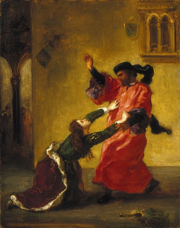 Desdemona maledetta da suo padre da Ferdinand Victor Eugene Delacroix